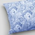 thumbnail image 2 of Lux Decor Collection 1800 Thread Count Egyptian Quality Super Soft Wrinkle Free 6 Piece Sheet Set (Full, White Blue), 2 of 5