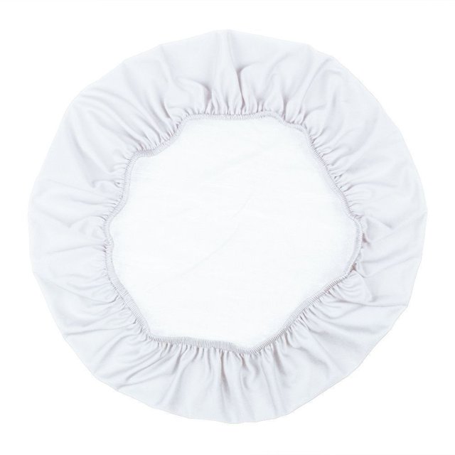 Luckyn Removable Stretch Chair Seat Covers,Solid Chair Covers Protectors for Dining Room Kitchen Chairs,White