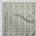 thumbnail image 4 of oneOone Georgette Viscose Dark Mustard Fabric Ocean Craft Projects Decor Fabric Printed By The Yard 42 Inch Wide, 4 of 4