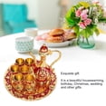 thumbnail image 4 of Vintage Wine Pot Set Turkish Coffee Pot Metal Turkish Tea Set Zinc Alloy Wine Cups For Home Bar, Tea Party, 4 of 8