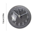 thumbnail image 3 of Waterproof Bathroom Wall Clock with Suction Cup Mount and Quiet Quartz Movement for Shower Use, 3 of 6