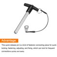 thumbnail image 3 of Unique Bargains T Handle Lock Pins, 3/8' Pin Dia. 3-5/32' Usage Length Stainless Steel Push-Button Quick Release Pin, 3 of 5