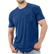 Cameland Men's Plus Size T-Shirt Short Sleeved Crewneck Loose T Shirt Comfortable Casual Tshirt Top