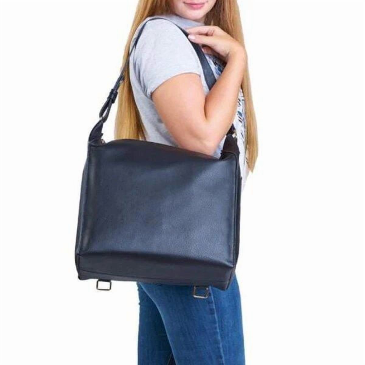 Bababing Diaper Bag - Lucia Backpack - Grey Blush - Luxury Slouch Style - Multi Carry: Shoulder Strap to Backpack - Vegan Leather - Two Insulated Bottle Holders, Large Wipeable Changing Mat, Stroller