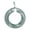 Vert, variante sur Mangeoire à Arachides pour Oiseaux, Mangeoire Couronne Suspendue Ronde en Métal pour Oiseaux Sauvages Entiers avec Crochet de Suspension pour Nourrir les Oiseaux et Écureuils d'Extérieur, Mangeoire à Boules de Suif pour Geai Bleu, Noir