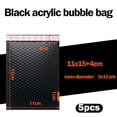 thumbnail image 2 of 5Pcs Black Bubble Mailers: Padded, Self Seal, Tear Resistant, Multipurpose for Various Items Shipping, 2 of 2