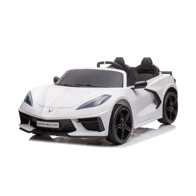 KingToys Licensed 24V Chevrolet Corvette C8 Ride On Car With RC
