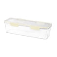 thumbnail image 1 of Pasta Storage Container Airtight Noodle Organizer Refrigerator Kitchen Herb Keeper Sealed Spaghetti Box Dry Food Pantry Organizer Transparent Lid, 1 of 5