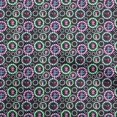 thumbnail image 1 of oneOone Rayon Black Fabric Circus Fabric For Sewing Printed Craft Fabric By The Yard 56 Inch Wide-aA, 1 of 5