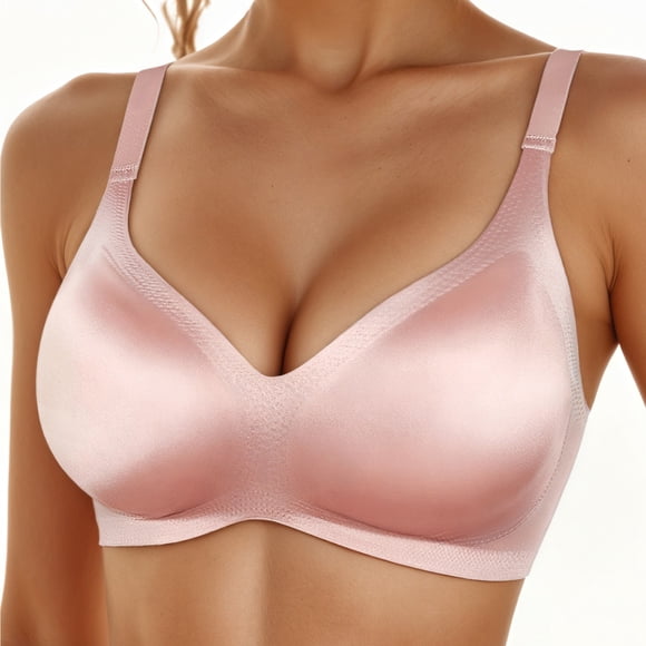 Effortless Comfort Seamless Bra For Everyday Wear - Smooth with Gentle Shaping Lightweight Coverage Breathable Support All-Season Everyday Underwear -Soft Daily