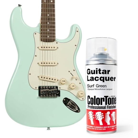 ColorTone Vernis à Guitare Aérosol, Vert Surf