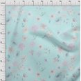thumbnail image 3 of oneOone Silk Tabby Fabric Flower Watercolor Printed Craft Fabric BTY 42 Inch Wide, 3 of 4