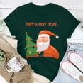 thumbnail image 2 of Fankiway T-Shirt Décontracté pour Femme à Col Rond et Manches Courtes avec Imprimé de Sapin de Noël, 2 of 6