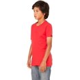 thumbnail image 4 of Bella Canvas Jersey Short-Sleeve Tee 3001Y, XL, Red, 4 of 6