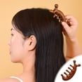 thumbnail image 1 of TIMIFIS Wooden Comb, Wooden Hairdressing Comb Wide Tooth Hair Comb Massage Comb Curling Comb Hairdressing Comb Wide Tooth Comb Seventooth Massage Comb Home Decor, 1 of 6