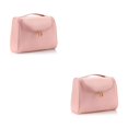 thumbnail image 3 of Wisewang Red Stylish Portable Makeup Bag - Carry Beauty Arsenal Anywhere Storage And Organizing Bag across pattern pink 2Set, 3 of 6