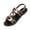 Bronze, variant on HVOBTTY Women's Summer Trendy Square Toe Heel Elegant Low Heel Closed Back Open Heel Fashion Comfortable Dress Shoes Silver, 39