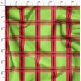 thumbnail image 3 of Soimoi polyester Crepe Fabric Check Check Decor Fabric Printed Yard 42 Inch Wide, 3 of 5