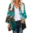 thumbnail image 1 of Nouveaux Hauts pour Femmes 2023 Mode Grande Taille Manches Longues Col Rond Blouse Imprimée Automne Chandail Décontracté Hauts Chemise Manches Longues pour Femmes, 1 of 5