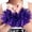 Purple, variant on Cheerleading Adult Wrist Color Flower Event Sports Activities Cheering Supplies Lightweight Adjustable
