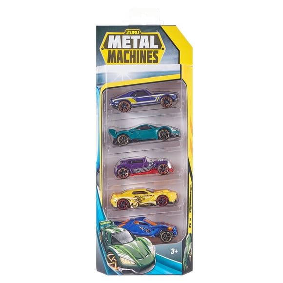 Metal Machines Mini Racing Car Toy 5 Pack Series 2 (Styles May Vary)