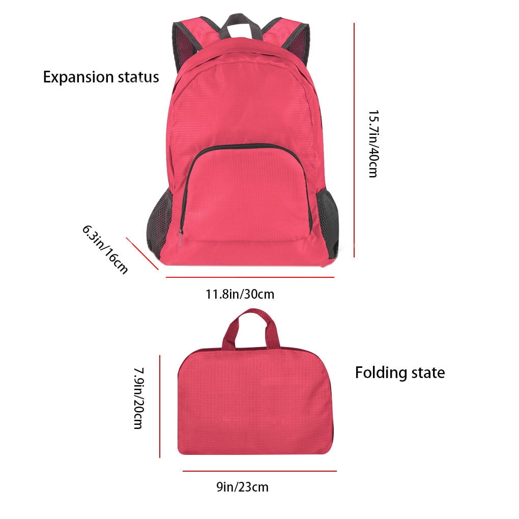 Travel Hiking Daypack Anti Theft School Bag Waterproof Pack Portable Folding Backpack Outdoor Travel Backpack