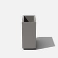 thumbnail image 3 of Veradek Block Series Span Short Plastic Planter - Gray, 3 of 11