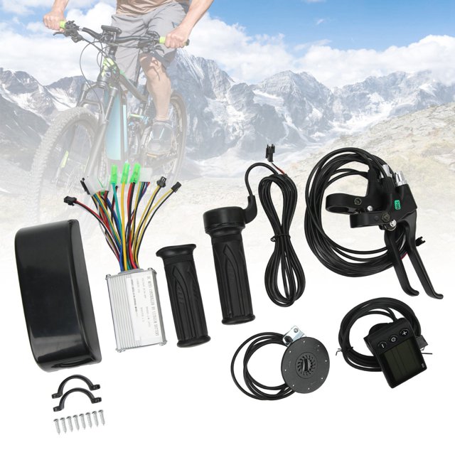Contrôleur de Vélo et Kit de Panneau, Kit de Conversion de Vélo Électrique 15A Fonctions Multiples pour Moteur 250W