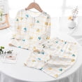 thumbnail image 1 of Tenue d'Intérieur d'Été à Manches Courtes Imprimée pour Garçons et Filles, 1 of 5