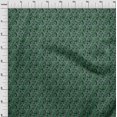 thumbnail image 4 of oneOone Velvet Green Fabric Florals Sewing Craft Projects Fabric Prints By Yard 58 Inch Wide, 4 of 4