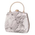 thumbnail image 1 of Sac de Soirée Marbré avec Poignée 1 Pce, Pochette de Luxe pour Mariage, Sac pour Souper, 1 of 8