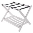 thumbnail image 1 of Winsome Reese Luggage Rack with Shelf in White finish, 1 of 18