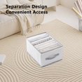 thumbnail image 4 of Meitianfacai Clothes Organizer Storage Box, Foldable Clothing Storage Box Wardrobe Classification Container Household Clothing Bedroom Socks Pants Drawer Organizers, 4 of 7