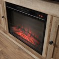 thumbnail image 3 of Sauder® Cannery Bridge Entertainment/Fireplace Credenza, Lintel Oak®, 423001, 3 of 8