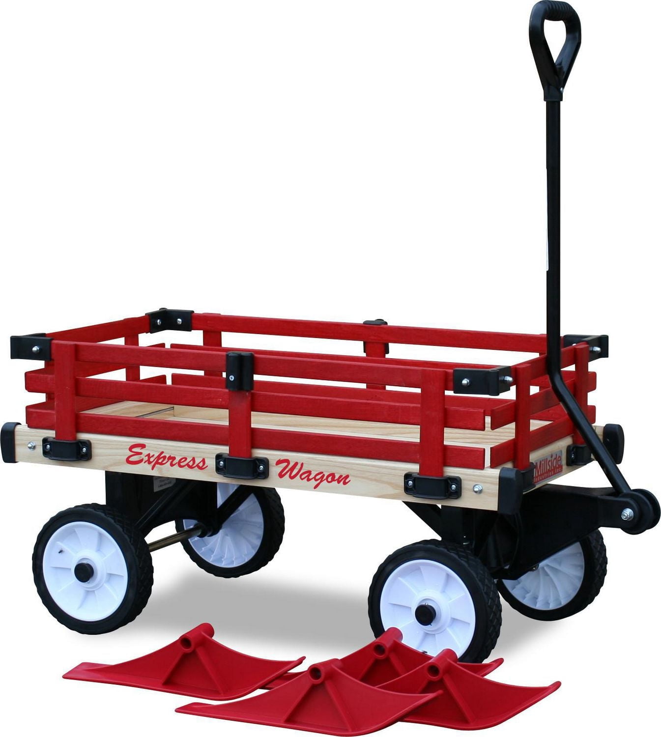 Millside Convertible Sleigh wood Wagon