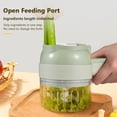 thumbnail image 4 of Vegetable Chopper 4 in 1 Handheld Electric Food Chopper Set Wireless Vegetable Cutter Set with USB Powered for Garlic Chili Onion Celery Ginger Meat, 4 of 7