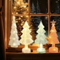 thumbnail image 1 of Lksixu Crystal Christmas Tree, Christmas Decorations 9.3" Pre-lit Tabletop Christmas Tree Figurine with LED Lights, Battery Operated Glowing Xmas Tree Night Lamp Table Centerpiece for Holiday Party, 1 of 7