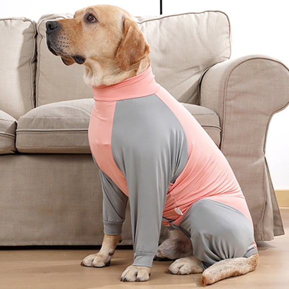 Vnanda Dog Onesie Surgery Recovery Suit for Large Medium Bodysuit Dogs Pajamas PJS Full Body for Shedding, Prevent Licking, Wound Protection