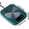 thumbnail image 3 of Heated Saucer Thermostatic Beverage Warmer for Kitchen, Electric Cup Warmer with Fast Heating Technology, Portable & Compact for Coffee, Tea & Beverages, Kitchen Essentials & Home Accessory, 3 of 6