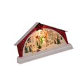 thumbnail image 4 of mmirethe Resin Christmas Scene Snow House LED Desktop Set Village Decoration Snowman 5Set, 4 of 6