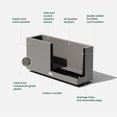 thumbnail image 4 of Veradek Block Series Long Box Medium Plastic Planter - Gray, 4 of 11