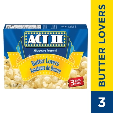 ACTII® Microwave Gourmet Popcorn - Butter Lovers Flavour