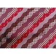 thumbnail image 5 of oneOone Tissu Patchwork en Coton Rouge Cramoisi pour Robe Tissu Imprimé au Mètre 42 Pouces de Large, 5 of 5