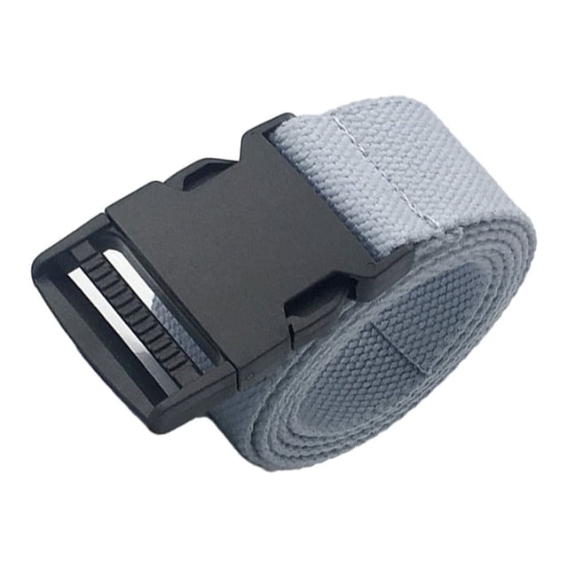 kurtrusly Outdoor Breathable Men Waist Belt Quick Release Buckle Dusty Blue