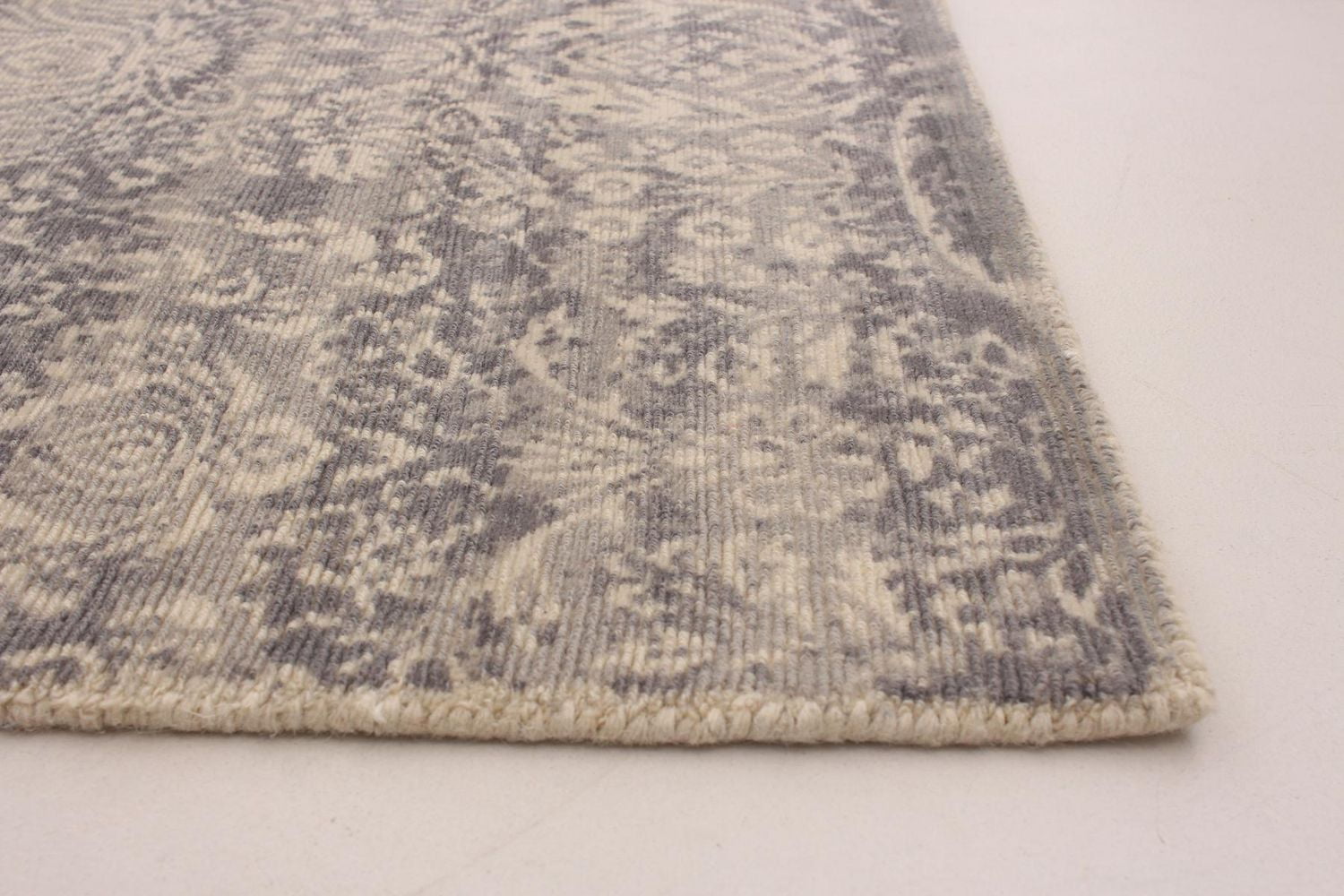 ECARPETGALLERY 5'2" x 7'6" Transitional Galleria Hand-knotted Area Rug for Living Room, Dining Room and Bedroom in Ivory