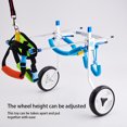 thumbnail image 4 of fastboy Fauteuils Roulants pour Animaux Chariot en Aluminium Trottinette Réglable Véhicule d'Aide pour Personnes Handicapées Animaux Trottinettes Extérieur/intérieur, 4 of 6