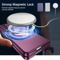 thumbnail image 3 of KOMI Rugged Phone Case for Samsung Z Fold 4 Case with Ring Magnetic Fits Wireless Charger, 2 in 1 Soft TPU and Hard PC Cover Samsung Galaxy Z Fold 3 Case Shockproof Blue (Purple, 3 of 5