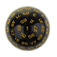 thumbnail image 1 of Milaget Multi Sided Acrylic Dices for Table Board Role Playing Game Bar Club Yellow Yellow-1, 1 of 8