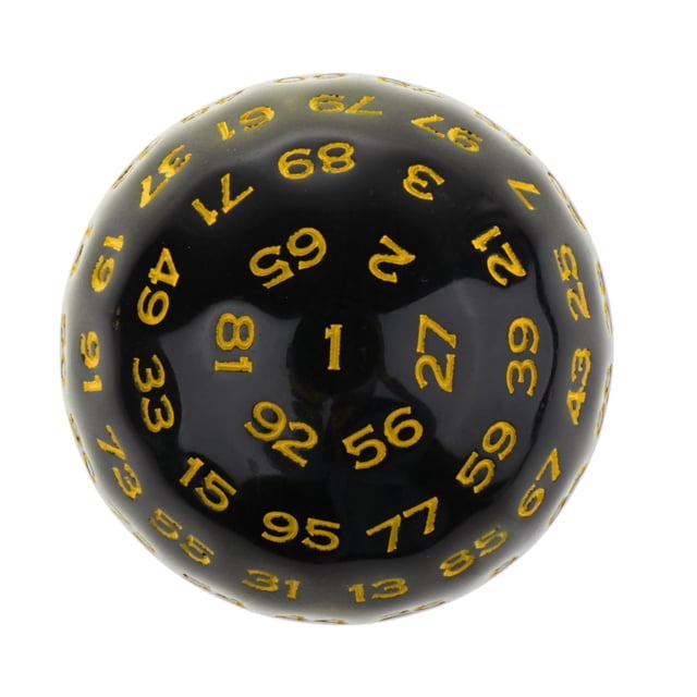 Milaget Multi Sided Acrylic Dices for Table Board Role Playing Game Bar Club Yellow Yellow-1