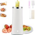 thumbnail image 1 of Automatic Egg Roll Maker, Electric Vertical Egg Tube Cooker, Non-Stick 9-Minute Automatic Heating, Vertical Sausage Making Machine for Breakfast, Parties, Home, Skewers, Appetizers (White), 1 of 1